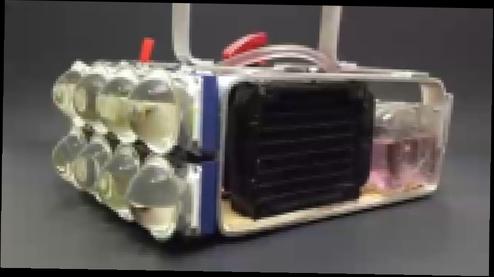 Светодиодный DIY-фонарь на 100000 люмен с водяным