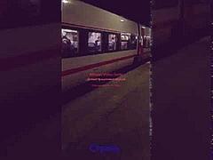 прибытие поезда Стриж на курский вкзл в Москве