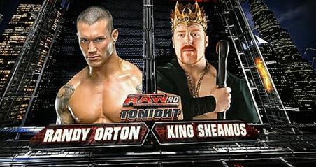 Шимус vs Рэнди Ортон, WWE Monday Night RAW 14.02.2011