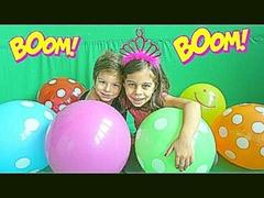 5 Giant Balloons Toy Surprise for Learning Colors with